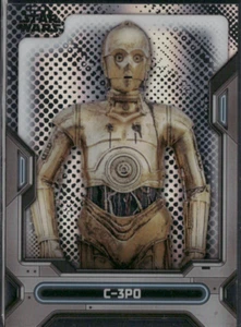 C-3PO Topps Star Wars High Tek 2023 Base Card - Picture 1 of 2