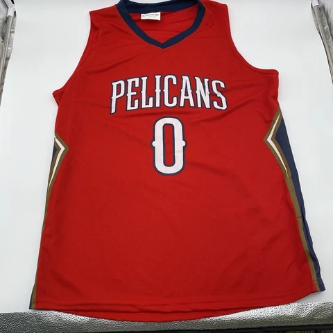 New Orleans Pelicans DeMarcus Cousins Jersey Red sz Medium Matchup NBA VGC Cover