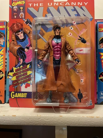 Gambit Xmen 90s Animated Figure Target Exclusive Brand New In Hand Cover