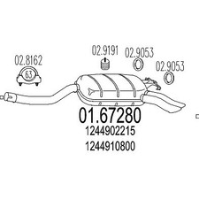 Mercedes 300Ce 3.0 M103983 Coupe 124050 90-92 Exhaust Catalytic Converter