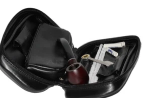 Angelo Pfeifen Einsteiger-Set: Tasche + Pfeife + Stopfer + Filter + Pf-reiniger - Bild 1 von 14