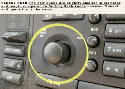 NUEVO Saab 9-3 2003-2006 93 Aero ICM Radio Perilla GRAN Volumen SID 12775794 0200214 Foto 1 de 4