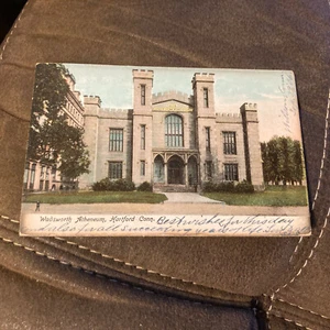 HARTFORD, CT Connecticut WADSWORTH ATHENEUM (Academy) c1910's Postcard - Picture 1 of 2