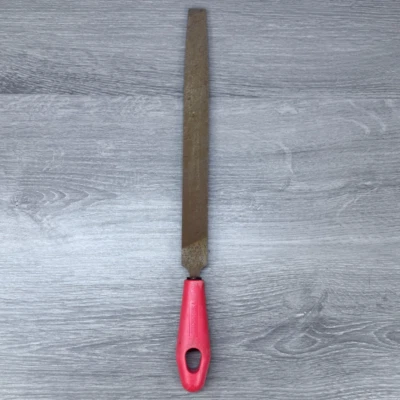 Vtg HASE #1 File 10" Double Cut Half Round w/ Plastic Handle Y2390 Foto 1 de 4