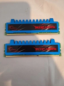 G. SKILL RIPJAWS (2x 2GB) 4 GB Kit PC3-12800 CL8 1600MHz DDR3 Blue - Picture 1 of 3