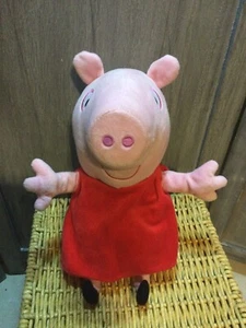Peppa Pig Hug N' Oink Animated Moving Talking 12" Stuffed Plush 2003 ABD Ltd - Picture 1 of 8
