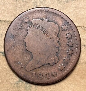 Centavo grande cabeza clásica 1814 AG/G - Imagen 1 de 2