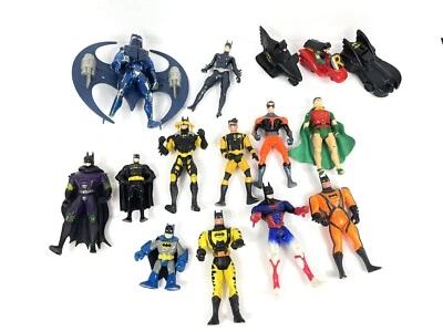 Lote De Colección De Figuras Móviles DC Comics Batman Batgirl Robin Bat Figura De Acción Foto 1 de 4