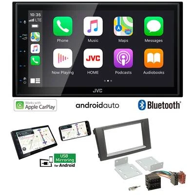JVC KW-M560BT Autoradio Apple CarPlay Android für Iveco Daily IV und V 2006-2014 - Bild 1 von 4