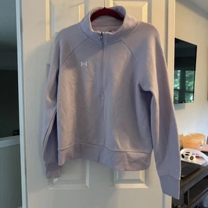 Pullover Under Armour para mujer ligero con cremallera en cuarto - lavanda mediano - Imagen 1 de 8