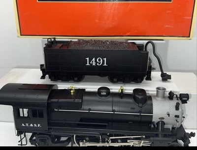 Lionel 6-18096 Santa Fe 4-4-2 Atlantic Steam Engine & Tender TMCC Mint O Gauge - Imagen 1 de 2
