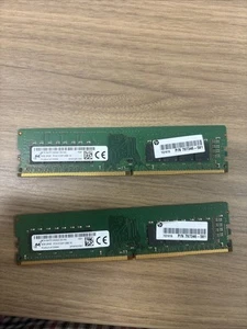 (2X8GB) HP RAM DDR4 Memory Modules Micron 797346-581 LOT 2 - Picture 1 of 1