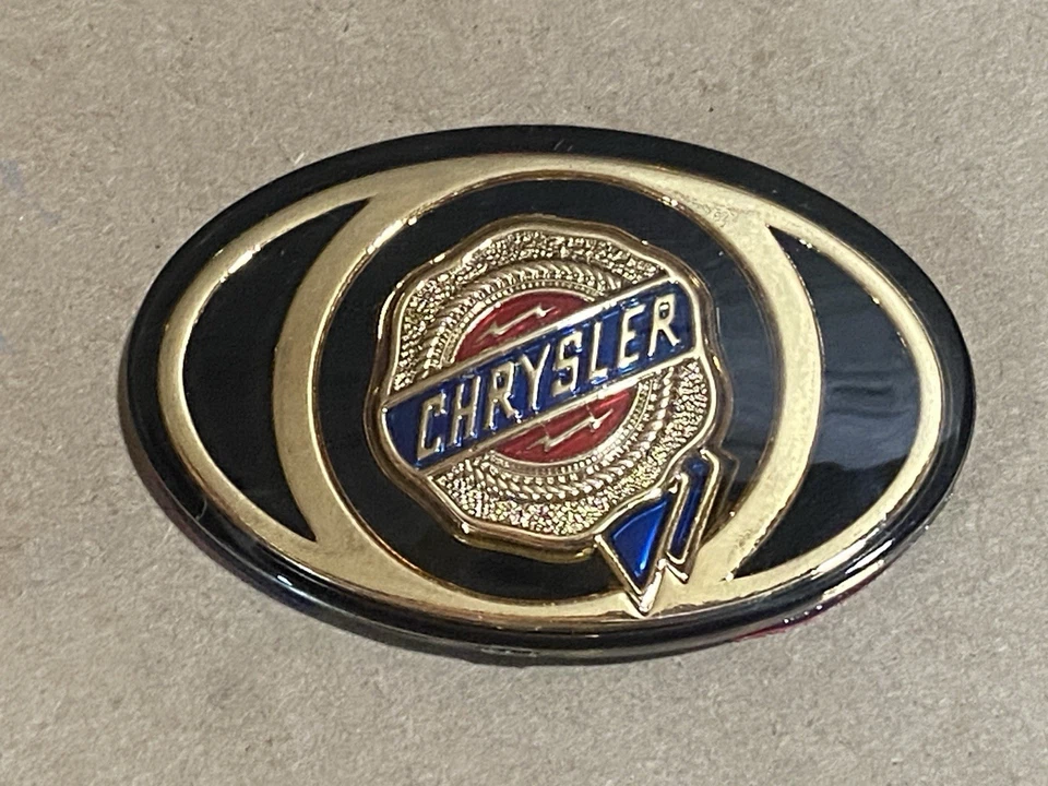 Mopar 4805157 Front Oval Emblem -- 2005-2010 Town & Country & Chrysler 300 - NOS - Image 1 of 3