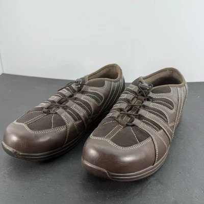 Tênis Drew Feminino Couro Marrom Esporte Ativo Corrida Atlético com Cadarço Tamanho 11,5 M - Imagem 1 de 4