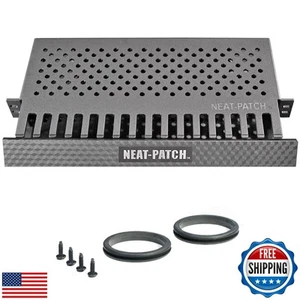 Neat Patch MINI 1U Low Profile Cable Management Unit - Picture 1 of 2
