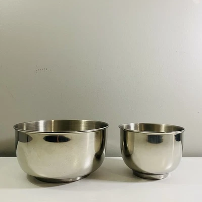 Sunbeam Mixmaster Mezclador de pie 2366 cuencos de repuesto de acero inoxidable grandes y pequeños Foto 1 de 4