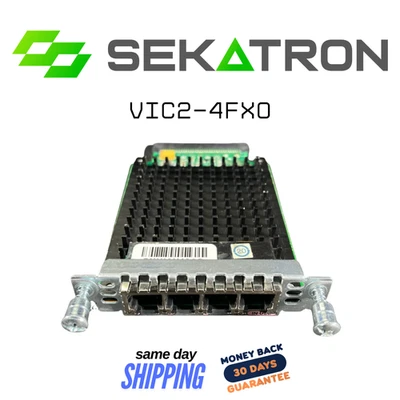 ☎️ Cisco Voice | ISR Router Module VIC2-4FXO • 4-Port FXO Voice Interface Card ⚡ - Image 1 of 2