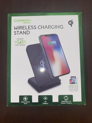 Gomovi by Vivitar Wireless Charging Stand for iPhone Samsung Qi Enabled Devices - Image 1 of 4