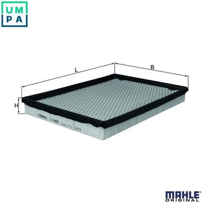 AIR FILTER LX 1636 FOR DODGE CHRYSLER EGG 3.5L 6cyl CHALLENGEREZC/EZH 5.7L 8cyl - Image 1 of 4