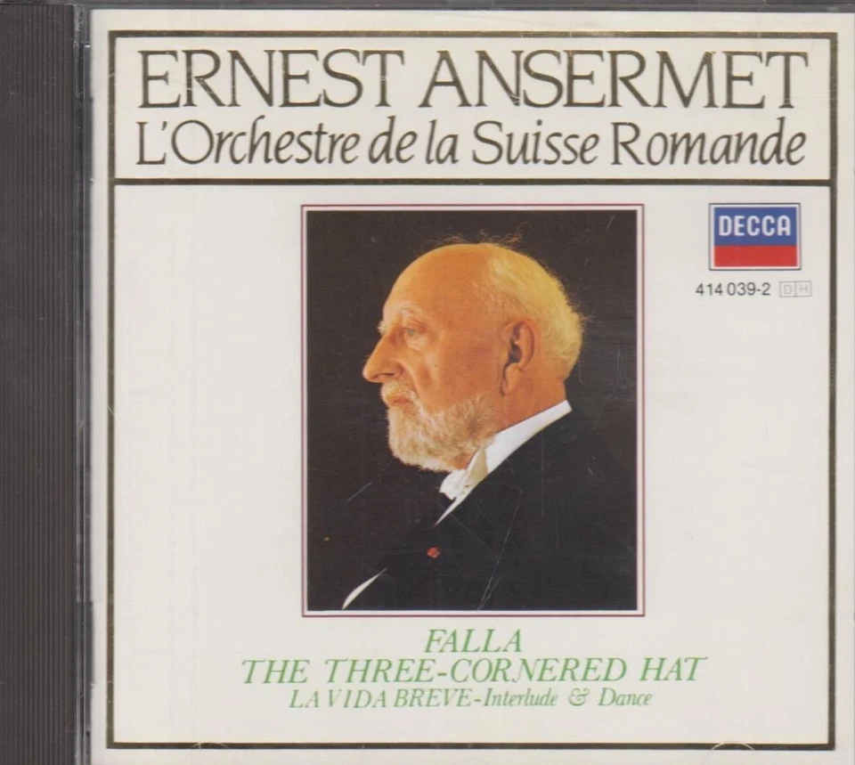 CD: Ernest Ansermet, Falla: The Three Cornered Hat, 1984, Decca Records, Ballet - Bild 1 von 1