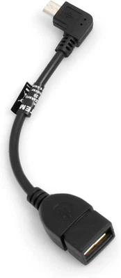 Cavo Host USB a Femmina a Micro USB (Maschio) 90 ° Gradi Angolare Sinistro Angol - Immagine 1 di 4