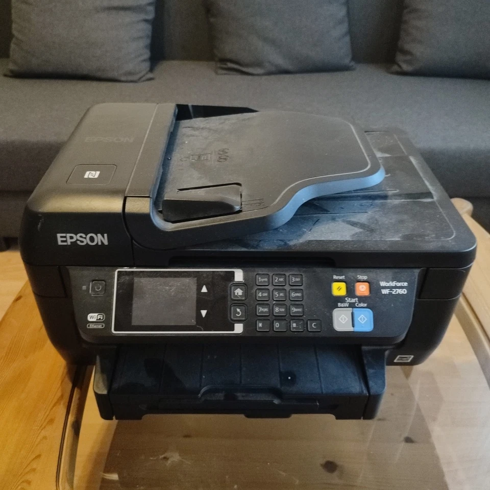 Epson WorkForce WF-2760DWF 4-in-1 Tintenstrahldrucker, Kopier- und Scanfunktion - Bild 1 von 4
