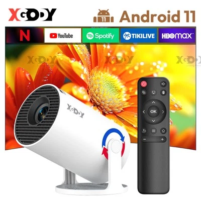 XGODY Gimbal 3S 1080P Beamer HD Android Projektor 4K LCD Heimkino Bluetooth - Bild 1 von 4