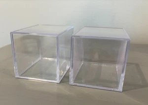 ULTRA-PRO-2PC CAJA DE ALMACENAMIENTO DE 150 TARJETAS TRANSPARENTE 3x 4x 4 - Imagen 1 de 3