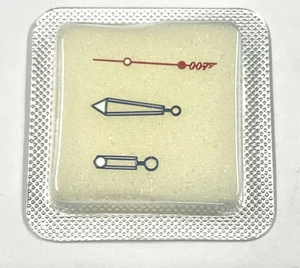 Replacement Hands For Omega Seamaster Red 007 For Cal 2500 New - Bild 1 von 3