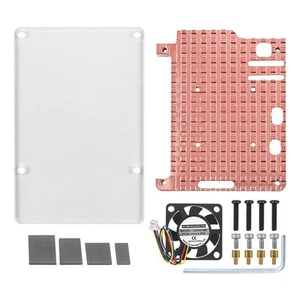 Pour 5 dissipateurs thermiques en cuivre boîtier métallique bol de refroidissement passif boîtier en cuivre pour 1243 - Photo 1/6