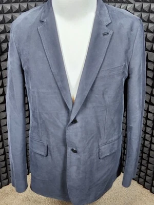 Rag Bone 42 R Heather Black Performance Mens Sports Coat Jacket Blazer 2 Button - Image 1 of 4