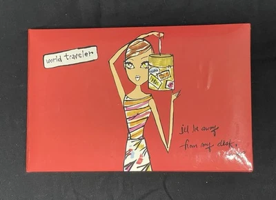 Álbum de fotos Bobbypin World Traveler de Jeffrey Fulvimari Pepper Pot 6 X 9. Defecto. Foto 1 de 4