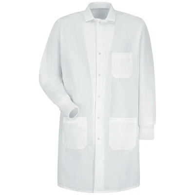 Red Kap Unisex Specialized Cuffed Lab Coat with Exterior Pocket - Image 1 of 4