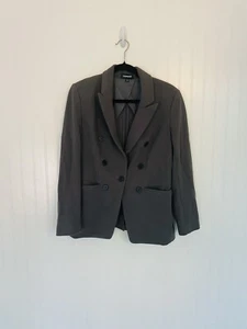 EXPRESS Womens Gray Blazer Medium - Picture 1 of 7