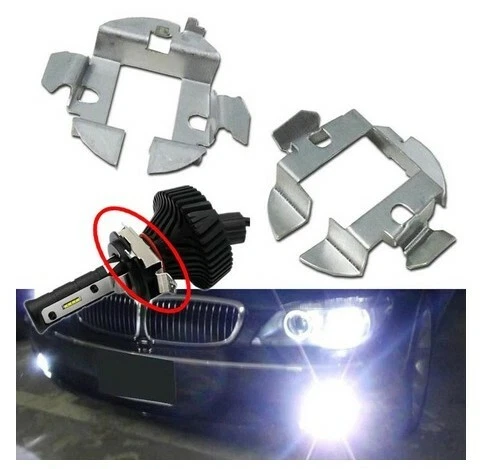 Adaptateurs Ampoule H7 led xenon pour Feux avant Audi Mercedes VW - Photo 1/1