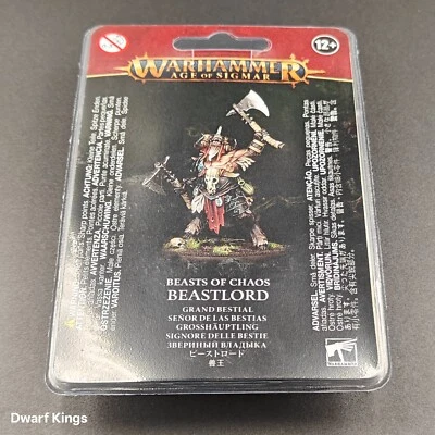Beasts of Chaos Beastlord Sealed Grand Bestial Warhammer Age of Sigmar 2023 - Image 1 of 4