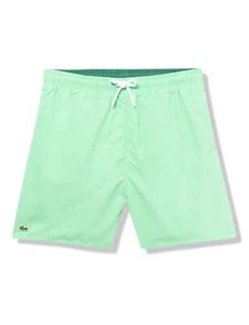 Lacoste Boy's Drawstring Swim Shorts, Peppermint/Green, 16Yr - Picture 1 of 3