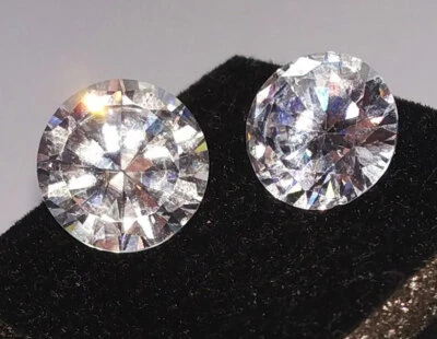 Cambodian Zircon Round Pair 11.10 Ct Loose Gemstone With Free Gift - Image 1 of 4