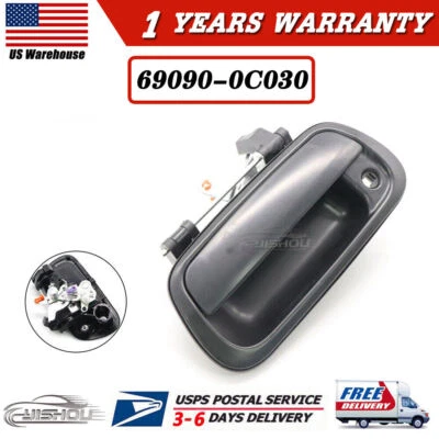 Manija de puerta trasera texturizada negra para Toyota Tundra 2000-06 Foto 1 de 4