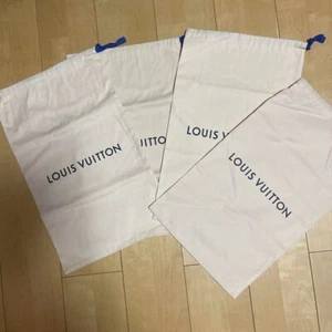 Louis Vuitton cloth bag Large 4 pieces set From Japan Near Mint - Picture 1 of 4