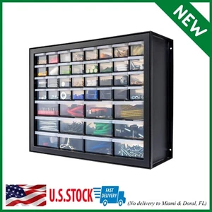 IRIS 44 Drawers Plastic Parts Storage Hardware Craft Cabinet Organizer Container - Picture 1 of 13
