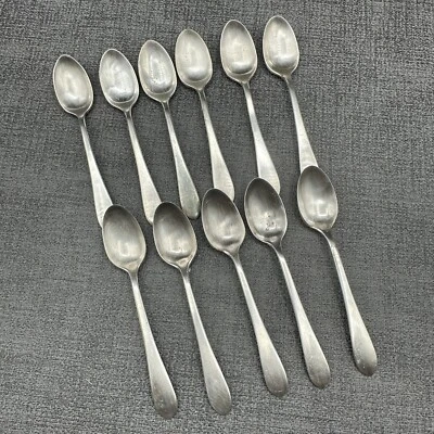 Juego de 11 cuchara Demitasse vintage Reed & Barton plateada 4 3/4" Foto 1 de 4
