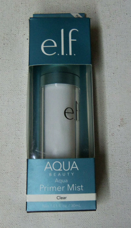 2 Bottle ELF Aqua Beauty Primer Mist Clear Unsealed