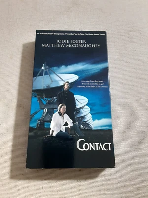 Contact (VHS, 1998) Jodie Foster Matthew McConaughey - Image 1 of 4