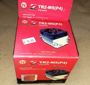 New Thermaltake TR2-M5(P4) Copper Base Cooling Fan in Box NOS - Picture 1 of 3
