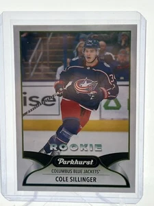 2021-22 Parkhurst #300 Cole Sillinger RC Blue Jackets - Picture 1 of 2