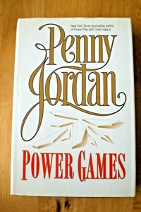 Power Games By Penny Jordan Signed Hardback 1995 1st Edition Book - Picture 1 of 2