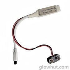 RGB LED light strip controller 24 key IR remote 12v 5v USB 9v battery connector