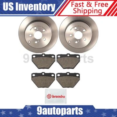 Rotores de freno traseros Brembo OE pastillas de freno de cerámica para Toyota Celica 2000-2005 Foto 1 de 4