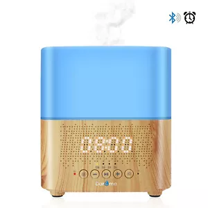 Difusor de aceite esencial de alarma, aromaterapia de 300 ml, reloj despertador, altavoz Bluetooth - Imagen 1 de 16